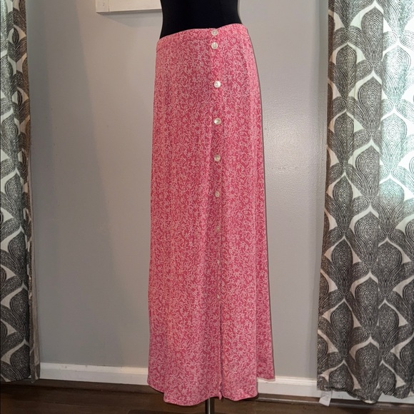 April Cornell Vintage Floral Maxi Skirt SZ Medium - Picture 3 of 10